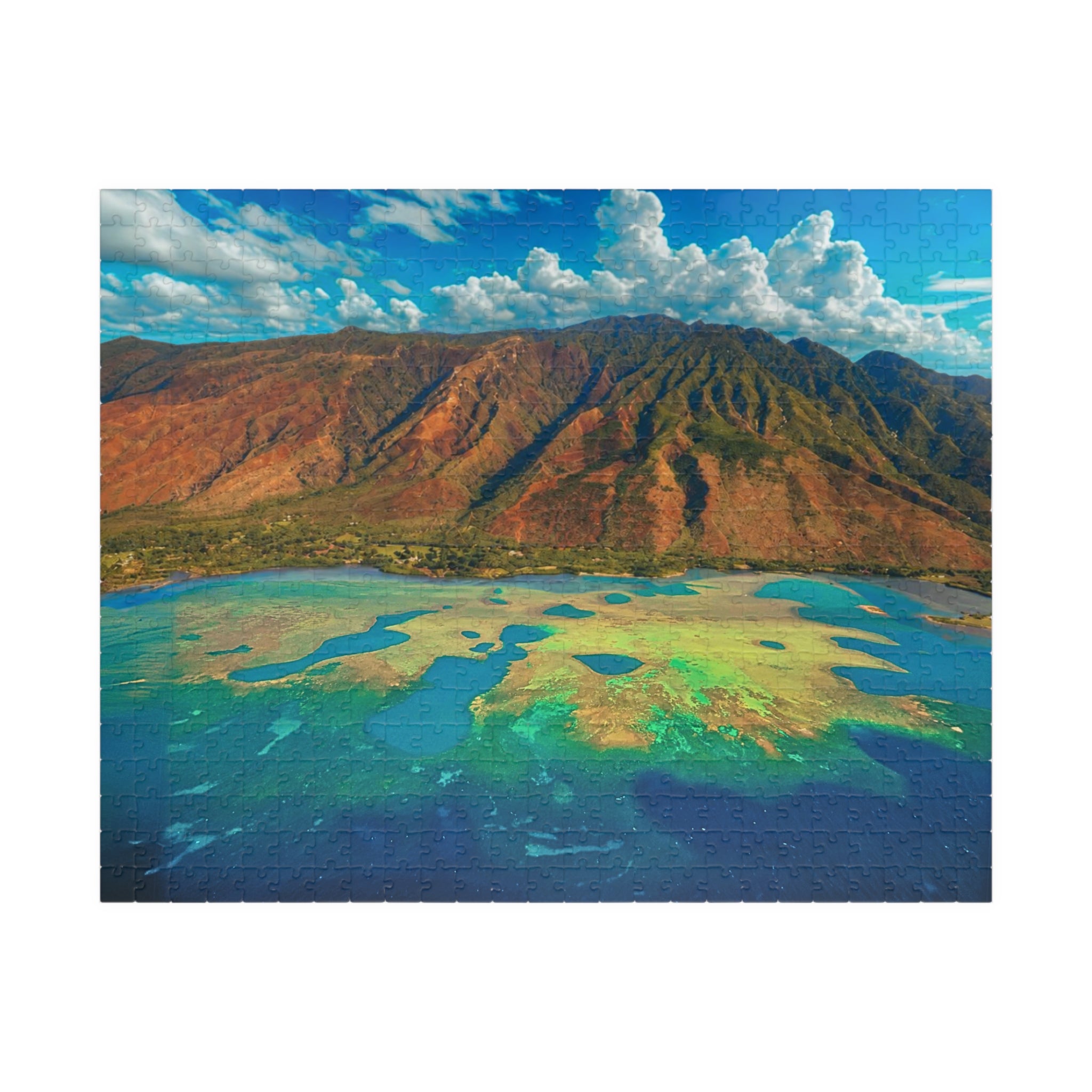 Tropical Ocean Puzzle 1000 Piece, Colorful Coral Reef Jigsaw Puzzle, Relaxing Sea Life Art, Landscape Puzzle
