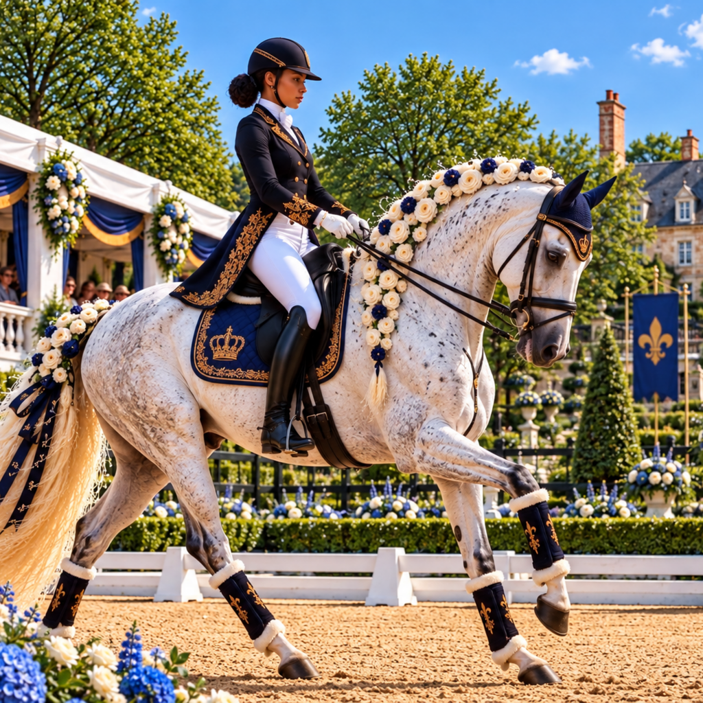 Dressage Horse Puzzle 500 or 1000 Piece – Equestrian Jigsaw Puzzle, Elegant Horse Lover Gift, Horse Show Puzzle for Adults