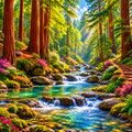 Forest Jigsaw Puzzle 500 or 1000 Piece Nature Puzzle, Peaceful Woodland Scene Puzzle, Gift for Adults