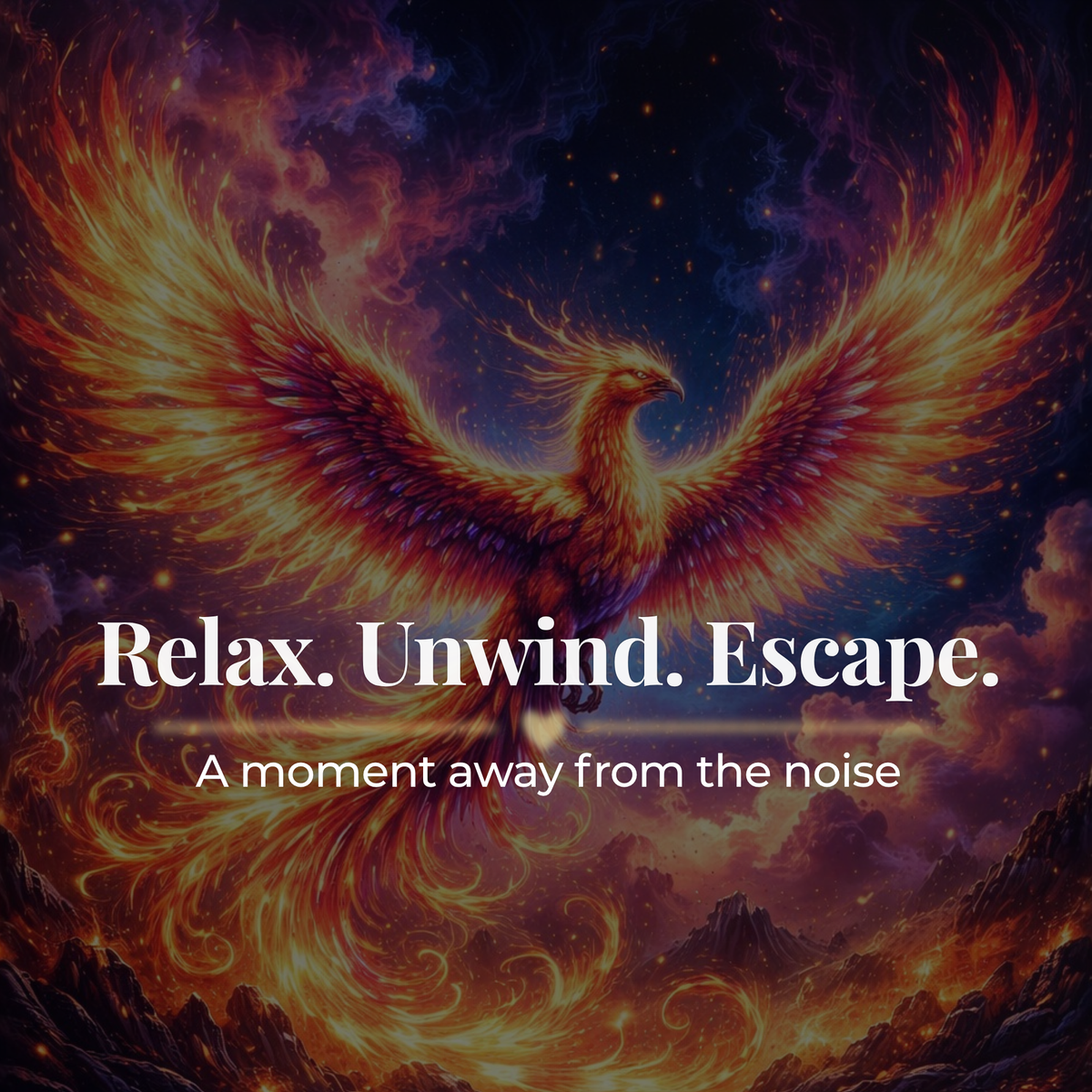 Phoenix Jigsaw Puzzle – Fiery Fantasy Bird Puzzle – Colorful Fire Phoenix Art – Mythical Creature Puzzle – 500 & 1000 Piece Puzzle